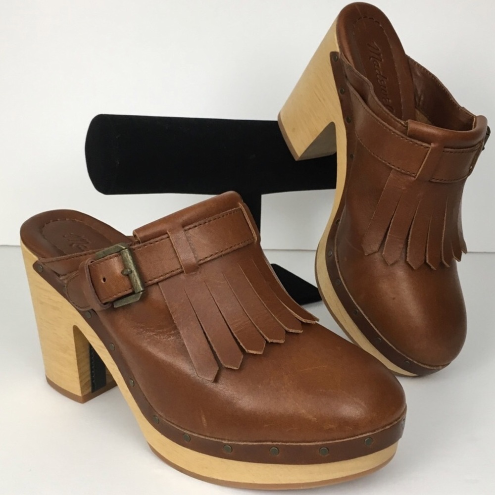 SOLD❗️Madewell “The Classic Clog” Dark Chestnut